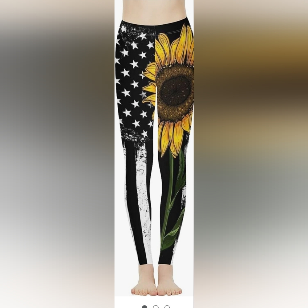 Deeprinter FASHION WOMEN YOGA PANTS SPORTS LEGGINGS XL: Waist: 34---Hips: 38